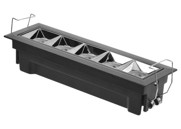 100 - 277V 50 60Hz LED Grille Downlight Aluminum PMMA 60 - 70lm/w IP20 Driver
