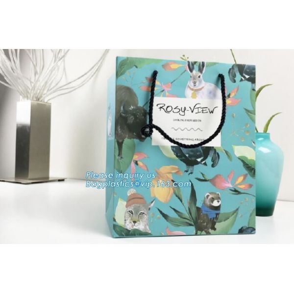 Exlcusive Custom made Paper bags TOP QUALITY with your logo,flower bag flowerpot fresh plant flower carrier bags can be