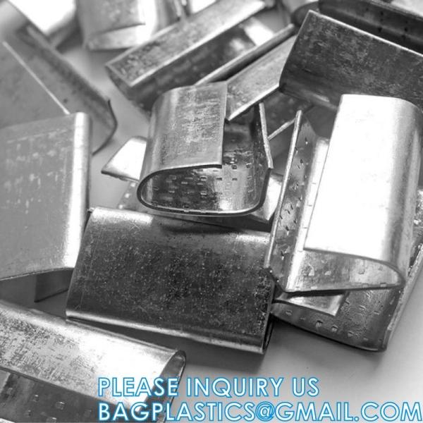 Straps Metal Clips, Pet Strap Packing Belt PET Packing Band Roll Straps Plastic Steel Buckle, Packaging Seals