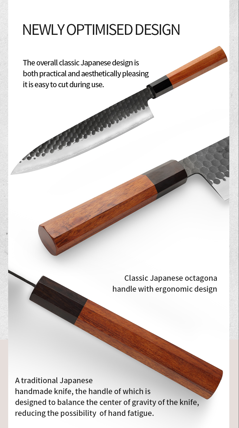 Aogami 2 Gyuto Knife Hand‑Forged Japanese Chef’s Knife for Professional Kitchen
