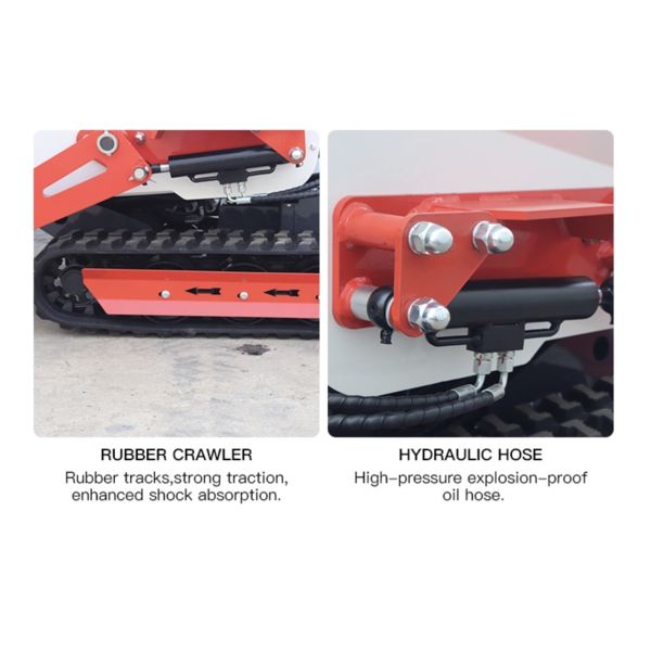 Горячий дешевый Маленький Мини-Дампер 500 кг GF500 Мини-Дампер China Crawler Dumpe