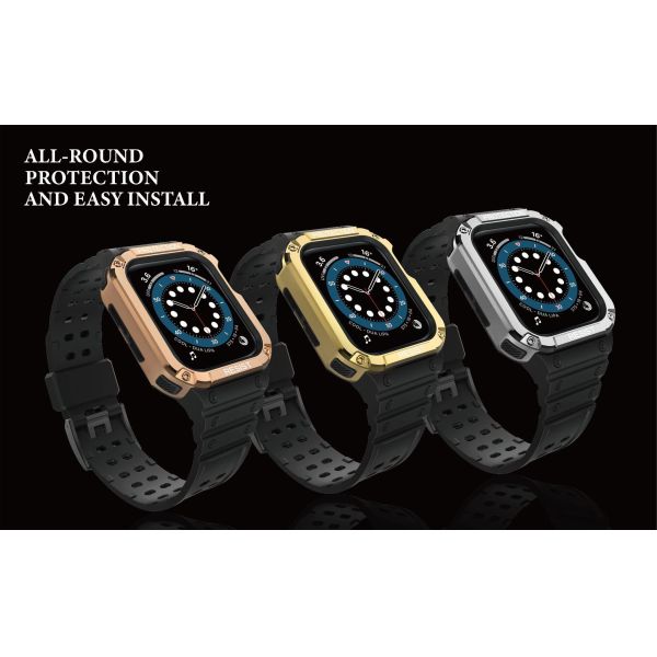 Iron-Grid Series: High-Performance FKM Fluorine Rubber Strap