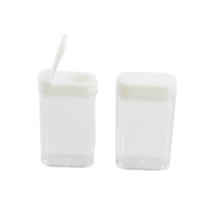 15cc Flat Flip Top Cap Pill Bottle for PS Transparent Candy Container in Any Color