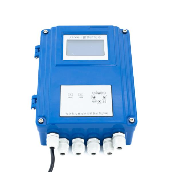 K1000 4-Channel Gas Detector Controller with Fixed Gas Detector for Safety Monitoring