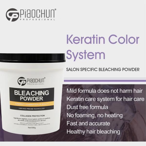 Fabrique certifiée GMP Direct 500g Poudre blanchissante pour cheveux blonds en platine 9+ Lift Anti-poussière Développeur en vrac sans ammoniac