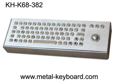 Teclado de computador industrial da prova do vândalo com trackball e 71 chaves