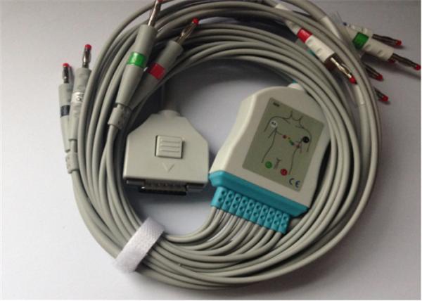Fukuda Denshi MIM DB de pouco peso do cabo 0.9lb do ECG KP500 - conector 15