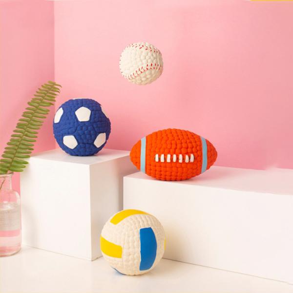 Customized Dog Chewing Toy Interactive Ball Dog Toys Eco Friendly