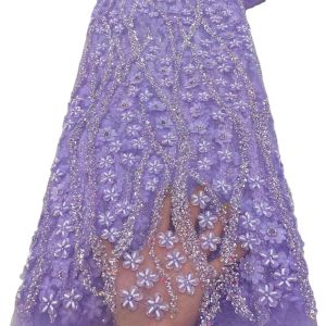 Wholesale price embroidery fabric chantilly fabric african french lace fabric