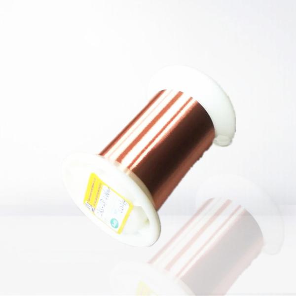 48 o Calibre de diâmetro de fios 2UEW 155 0.032mm esmaltou o fio de cobre para o enrolamento do motor