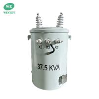 37Transformador eléctrico montado en poste de fase única de.5kva de 4160V a 480V ANSI