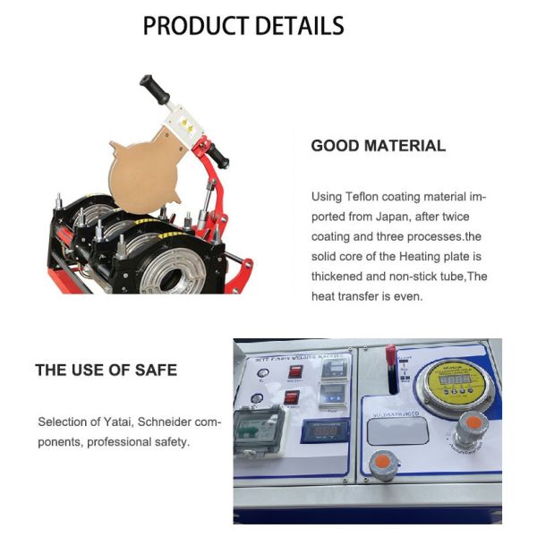 Гидравлическое сварочное оборудование сплавливания батта Hdpe для трубы Semi автоматической