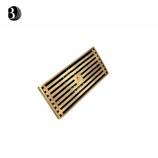 Large Displacement Linear Shower Drain for Bathroom Rectangular Diameter Tile Insert for Basin for Long Floor