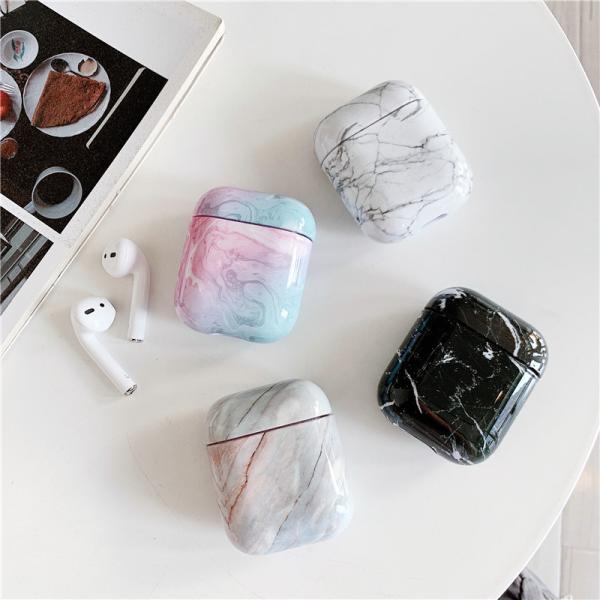 Marble hard PC anti shock anti dust protect case cover for Apple airpods