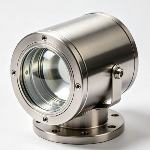 CNC Stamped Stainless Steel 316 Marine Navigation Light Housing with IP67 Rated Seal Design for COLREGS Compliance