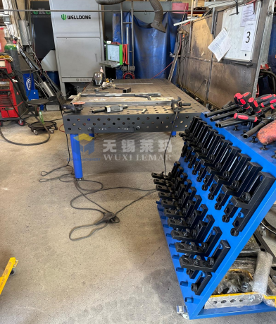 D28 Modular Welding Table with Jigs and Fixtures