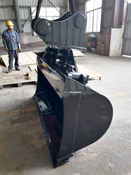 Tilt Bucket Excavator Double Cylinder Hydraulic Tilting Bucket For 10t Excavator