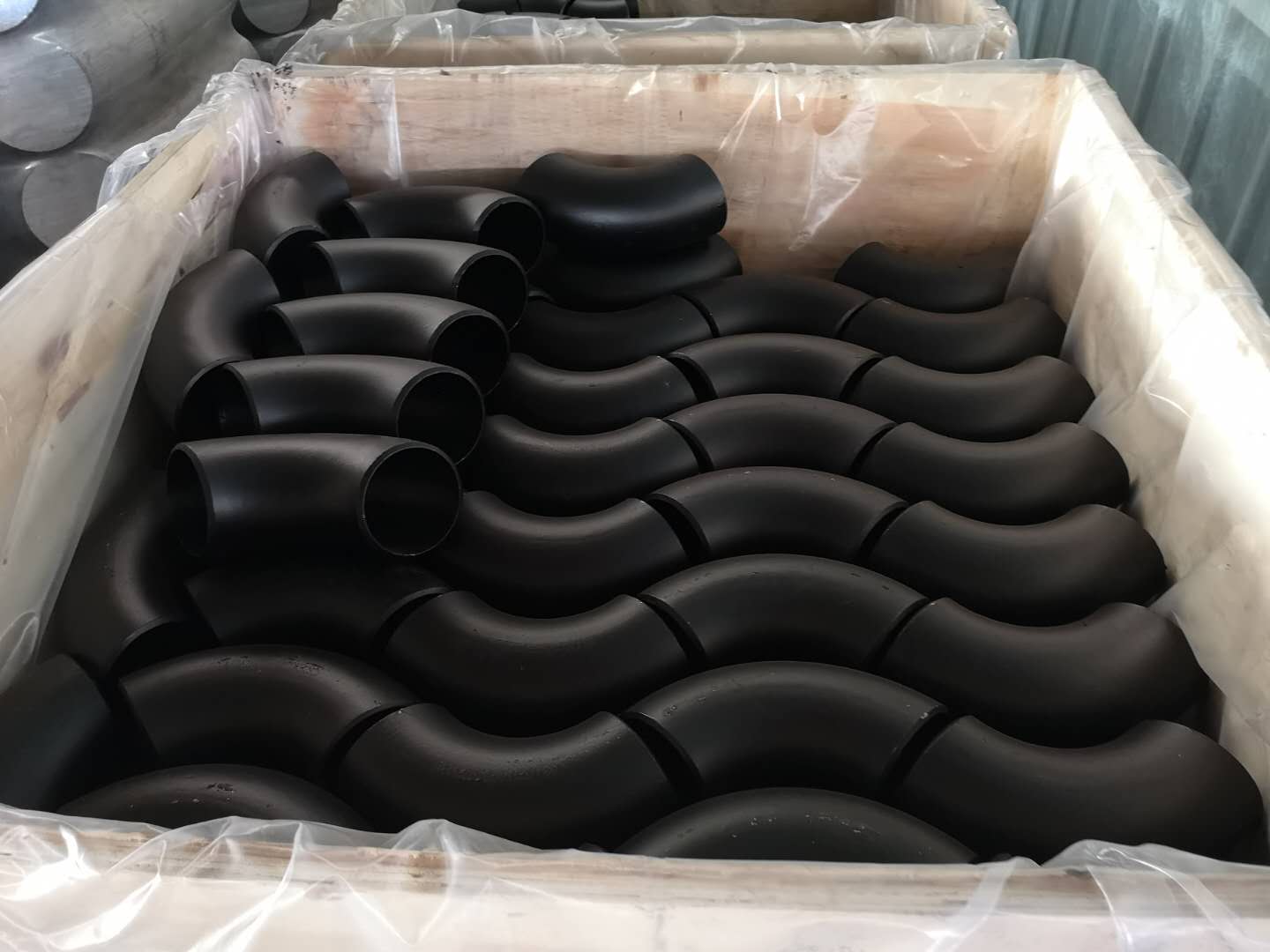Large Diameter 45/90/180 Degree LR Elbow Seamless Carbon Steel Pipe Fittings