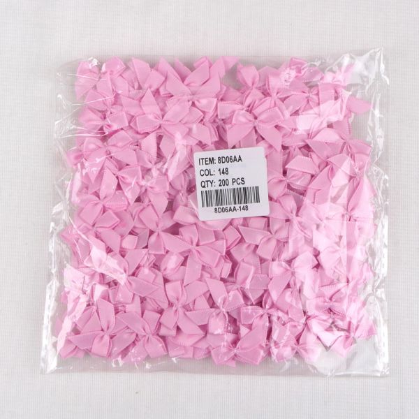 100% Polyester Small Mini Ribbon Bow for Customized Underwear Decoration Custom Sizes