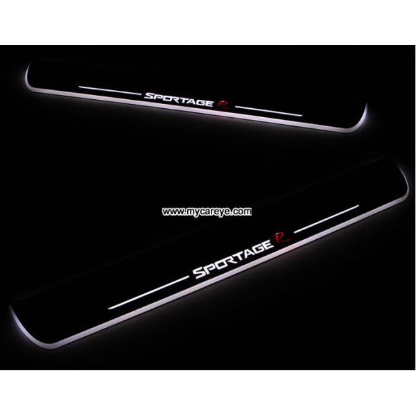 Kia Sportage custom car door welcome LED lights auto light sill pedal