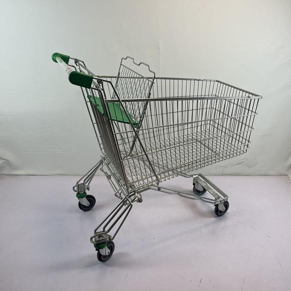 Q195 210L Russian Trolley Asian Standared Type Supermarket Shopping Cart Grocery Shopping Trolley
