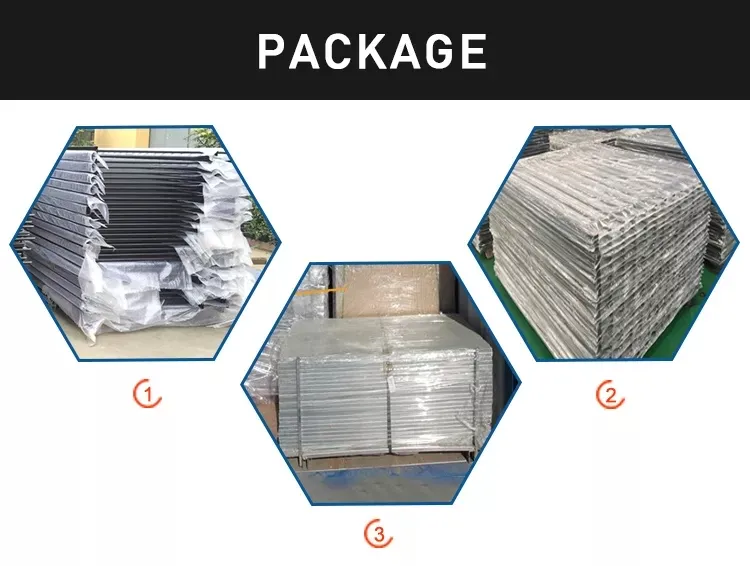 Galvanized Steel Security Fence Tubular Panels for Commercial Industrial Factory Boundary Protection System