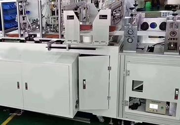 KN95 3 Ply Medical Face Mask Machine , 18KW Non Woven Mask Making Machine