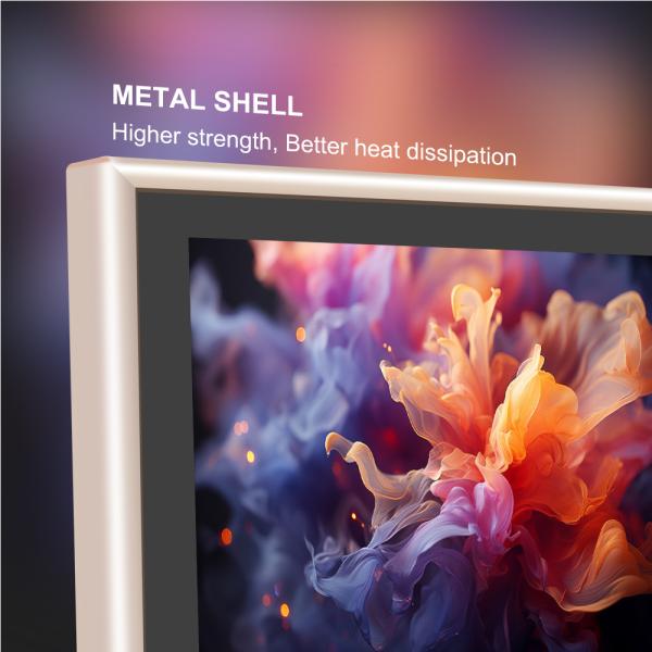 55 Inch High-End 4K Smart TV - Durable Metal Body, 4mm Tempered Glass Screen, Break-Resistant (OEM/ODM)