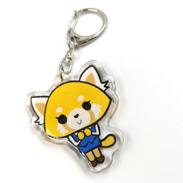 Custom  high quality cartoon acrylic printed clear epoxy acrylic keychain charms as halloween gifts