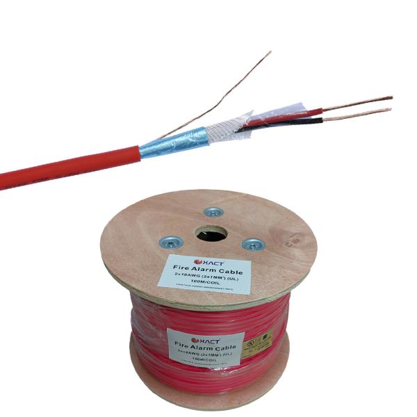 2x1.5mm2 Copper Conductor Shielded FPLR Fire Alarm Cable for Fire Detection Systems