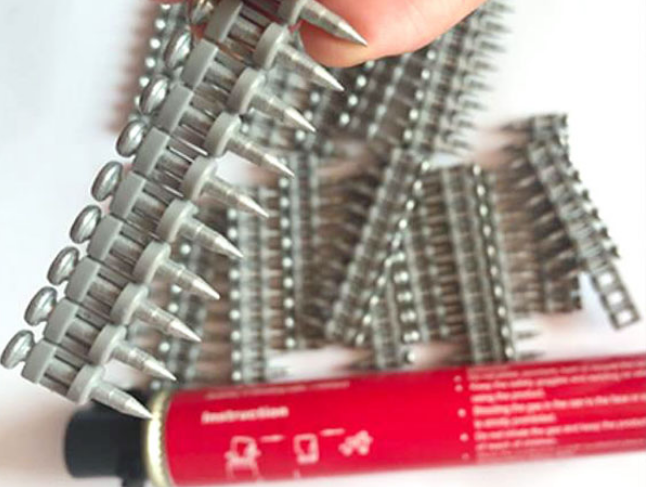 Gas Actuated Nailer Fastening Pins with Galvanized Hardened Steel Concrete Nails