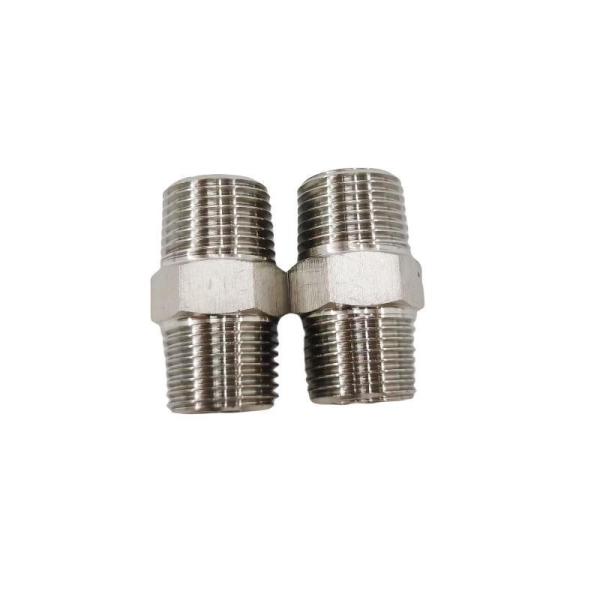 1/2inch G Thread 304 Stainless Steel Hydraulic Nipple for Heavy Duty Applications