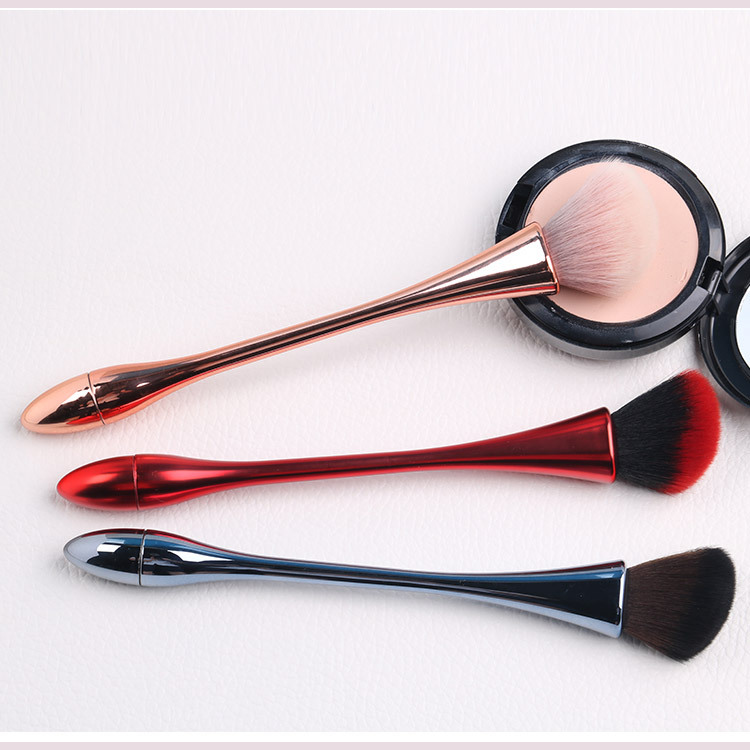 Щетинки синтетики плюша бактерий розовой щетки макияжа стороны заботы красоты ручки анти-