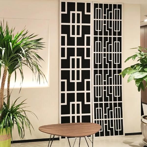 Acoustic Slat Panel Wood Modern Interior Sound Proof Wall Decoration Acoustic Wall Panels