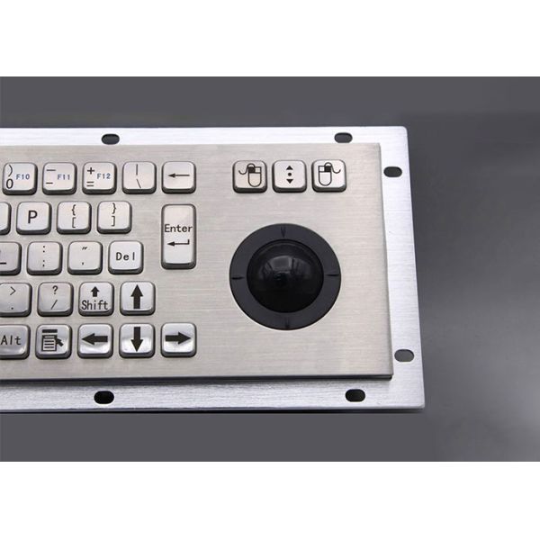 клавиатура металла 40counts/Mm IP65 SS304 промышленная с трекболом