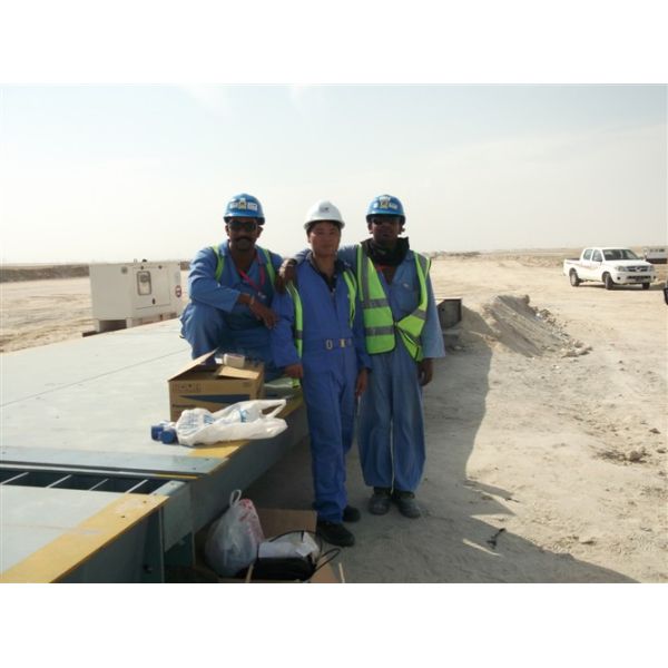 Platform Weighbridge Truck Scale , Vehicle Weight Scales SCS 3x18m 120 Ton 12mm Thickness