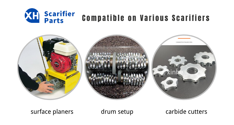 карбид 12pt наклонил филируя резцы масштабируя Planers скарификаторов отверстия 30mm колеса