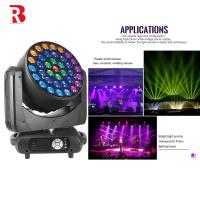 Luz de cabeça móvel de feixe RGBW Luz de palco LED para clube de casamento Clube noturno