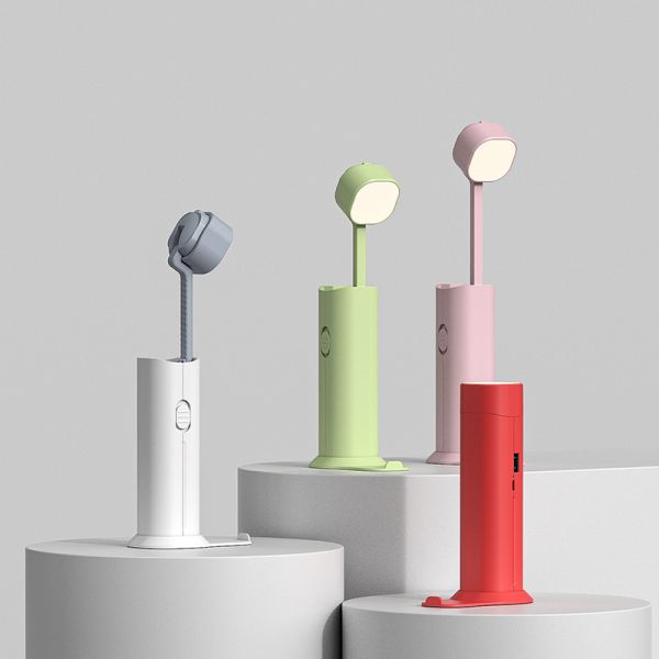Portable LED Desk Lamp 5W Rechargeable Table Lamp with Support Dimmer and Light Source