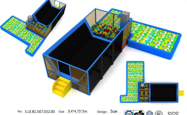 46M2  Attractive Trampoline  Kids Indoor Trampoline Park/ Indoor Trampoline Center/ Amusenment Jumping Club