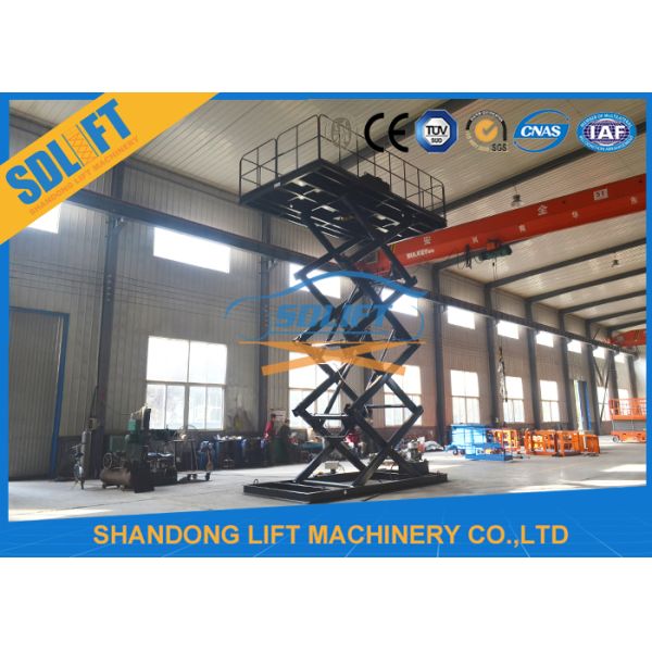 Customized 380V 3T 5m Stationary Hydraulic Scissor Lift