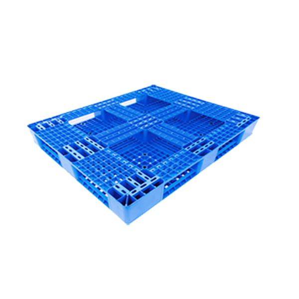 Páletes estáticas do HDPE das páletes plásticas da parte superior lisa da higiene anti 1200×1000mm