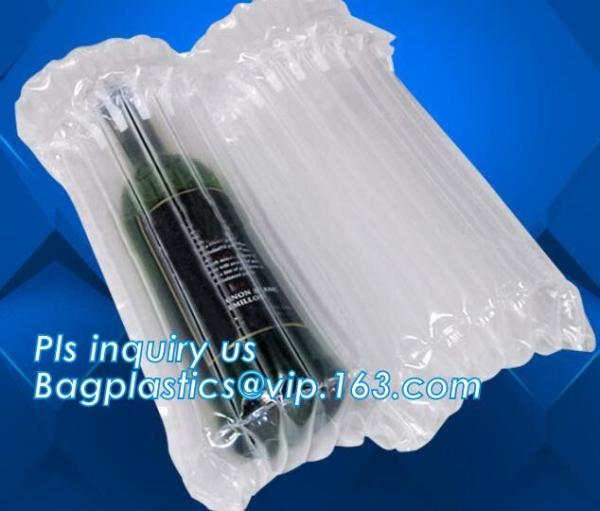 air cushion pillow bags, inflatable air filled pillow bag, shockproof recycable air pillow glass bottle bag, bagplastics