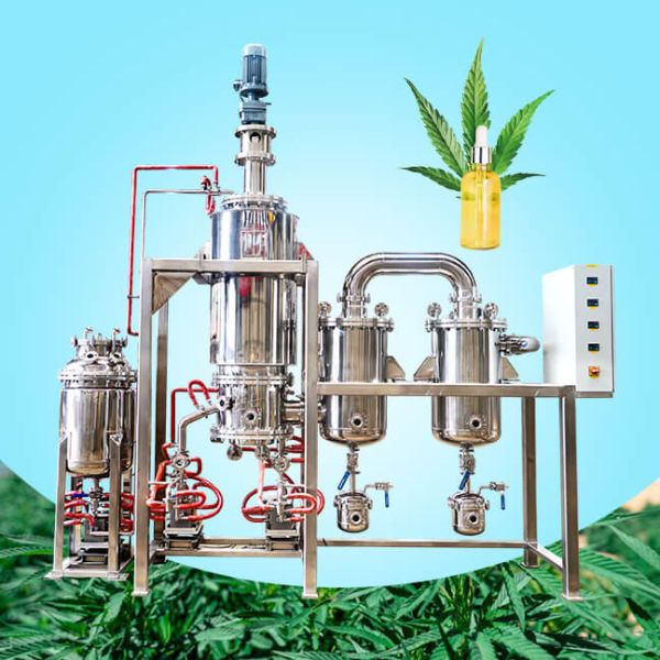 Distillation à base de film à traction courte