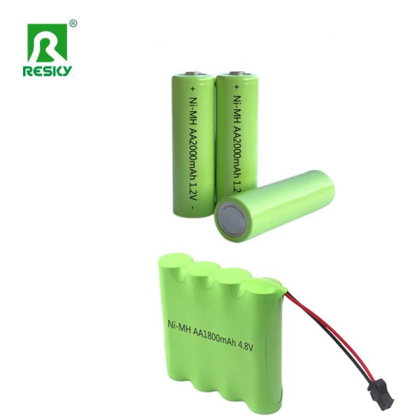 OEM ODM Ni-MH Battery Pack 4.8V 1800mAh 500 Cycles Rechargeable AA Battery Pack for Electric Meter