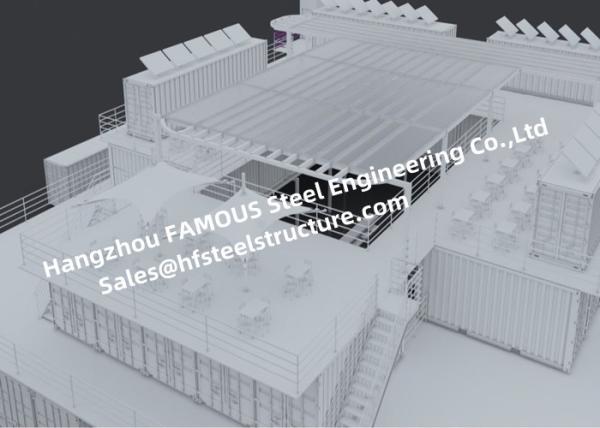 Customised Modular Prefab Container House For Shopping Center Or Coffee Bar