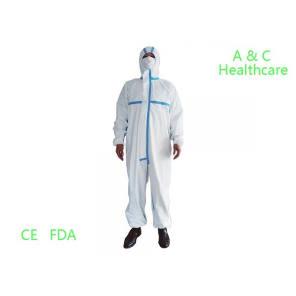 Hospital Disposable Protective Coverall Protective Work Clothing For Hospital