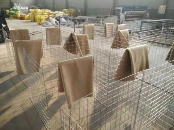 7 8 Heavy Duty Sand Filled Barriers 50x50mm Galvanized Steel