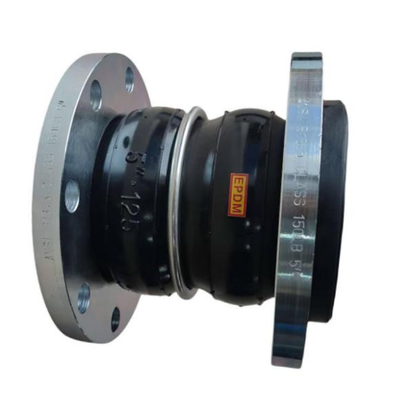 Customized Double Sphere EPDM Rubber Expansion Joint with 5 inch ANSI B16.5 flange