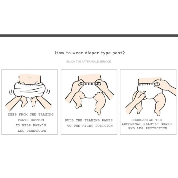 Мягкая тяга любов младенца брюк тренировки м Бабыганикс вверх по пеленкам с высоким Абсорбенси